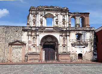 Antigua, San Agustin Church and Museum facade